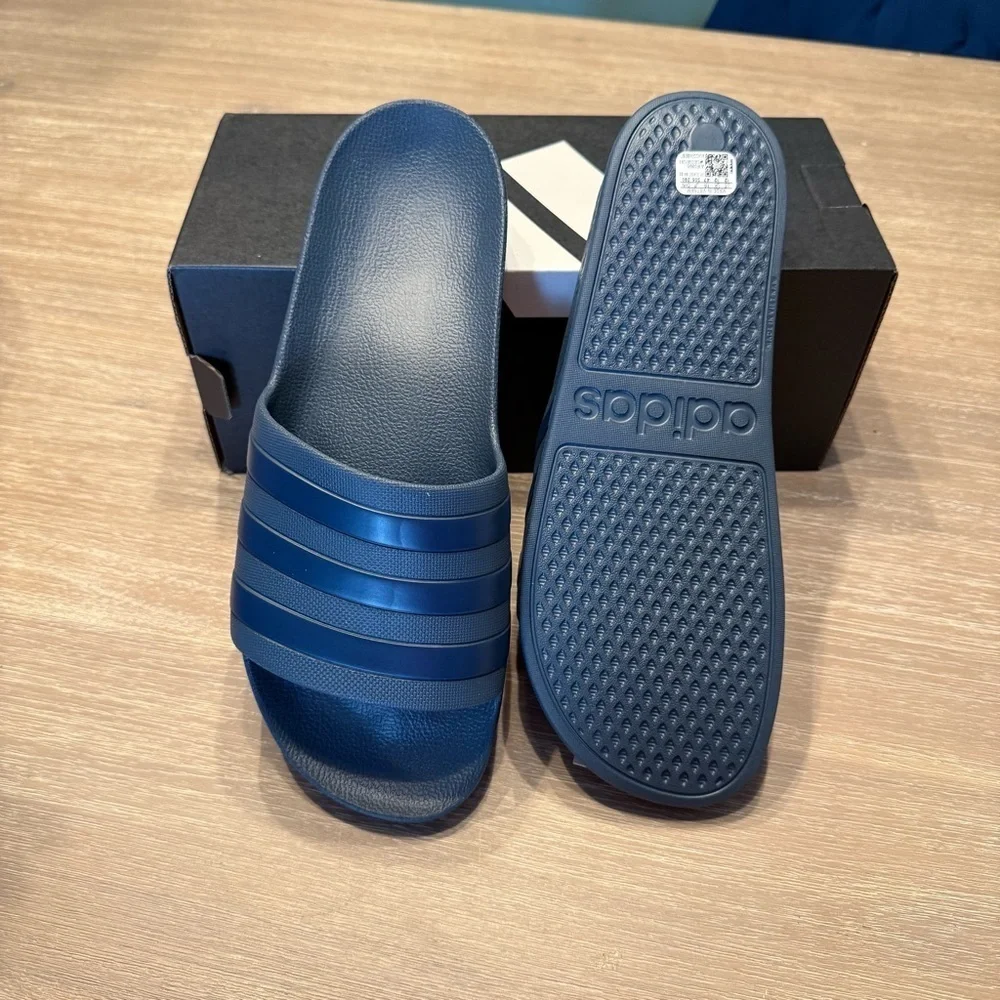 NEW! Adidas Men's Slides “Adilette Aqua” Sandals Multiple Sizes